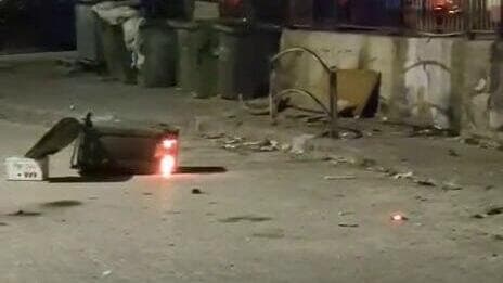 אמש בג׳סר א-זרקא תיעוד מהקטטה במהלך הלוויה בג'סר א-זרקא בה נפצע הכתב חסן שעלאן