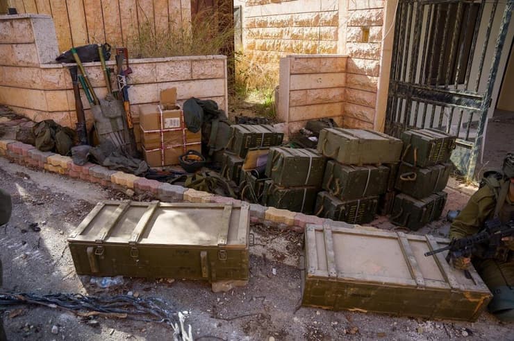 אמצעי לחימה שכוחות צה"ל החרימו בדרום לבנון