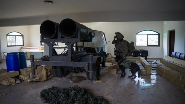 אמצעי לחימה שכוחות צה"ל החרימו בדרום לבנון