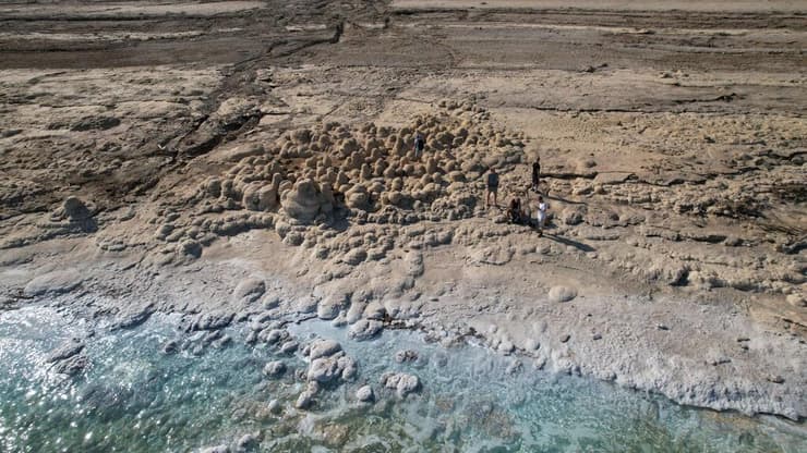 מרהיב גם ממעוף הרחפן (צילום: משה ברנשטיין) חוף הקרמבואים