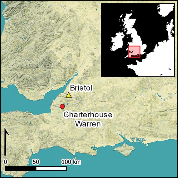 מיקום האתר צ'רטרהאוס וורן