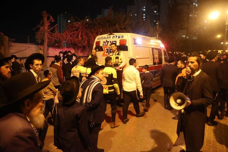 הלווייתו של הרב אשר דויטש בבני ברק