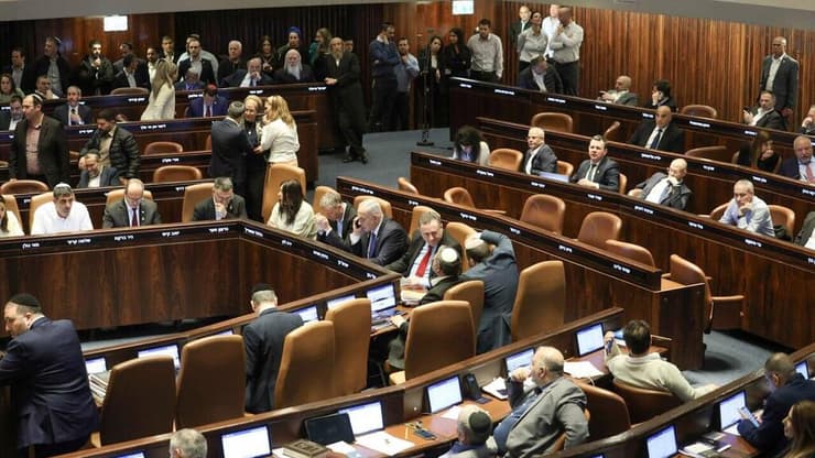 הצבעה שנייה על התקציב במליאת הכנסת