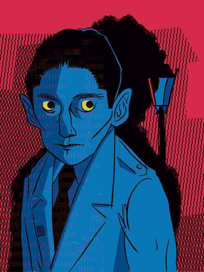 פרנץ קפקא (איור: ירמי פינקוס) yk14188361