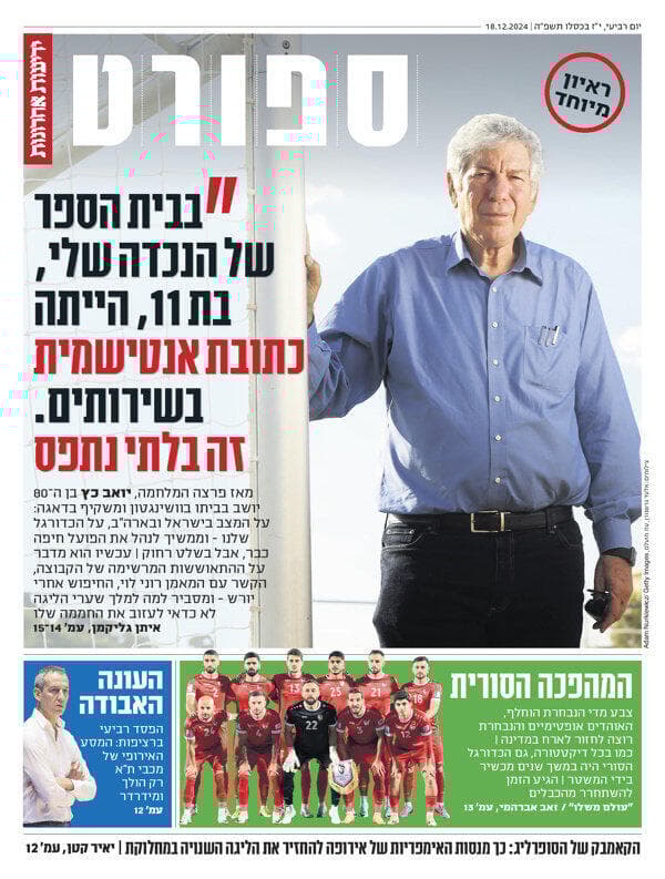 מוסף הספורט של "ידיעות אחרונות", הבוקר מוסף הספורט של "ידיעות אחרונות", הבוקר