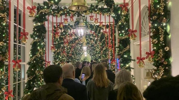 טקס הדלקת הנרות המסורתי בבית הלבן לכבוד חג החנוכה