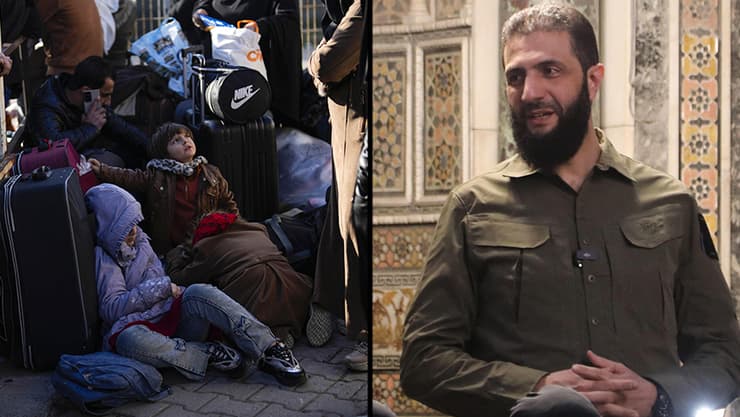 אל-ג'ולאני סוריה פליטים חוזרים הביתה