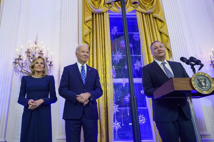 טקס הדלקת הנרות המסורתי בבית הלבן לכבוד חג החנוכה