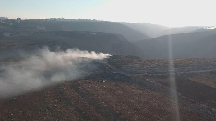שורפים את האשפה בכל ערב (צילום: הפורום לישראל ירוקה) שורפים את האשפה בכל ערב