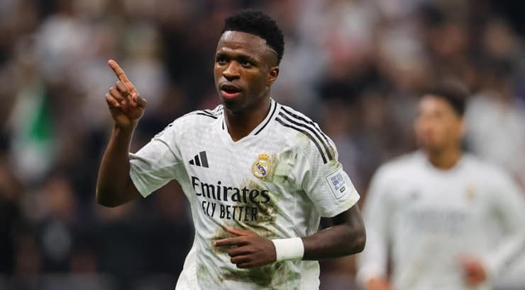 ויניסיוס חוגג את השלישי (רויטרס) ויניסיוס חוגג את השלישי