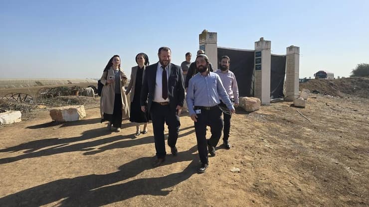 סיור צופה פני עזה ביוזמת "השדולה לחידוש ההתיישבות בחבל עזה" בהשתתפות חברי כנסת