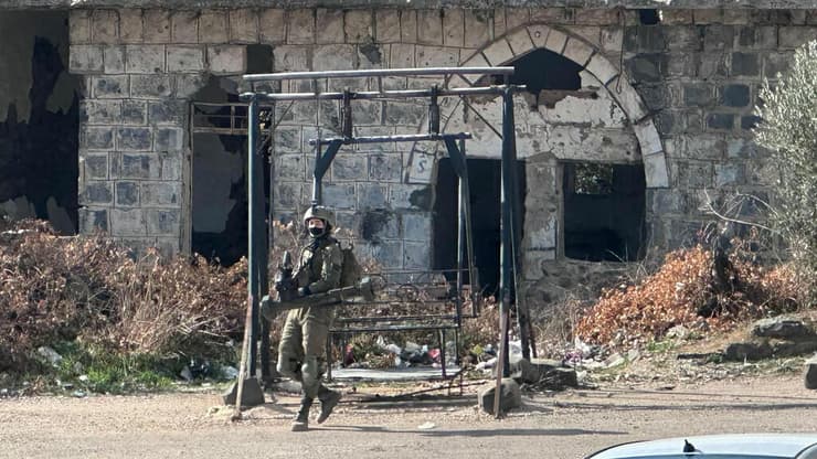 כוחות צה"ל באיזור קוניטרה שבסוריה