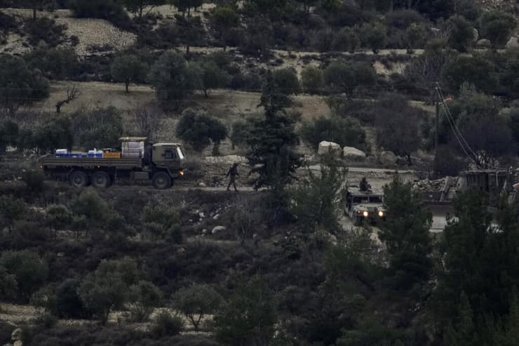 כוחות צה"ל באיזור קוניטרה שבסוריה