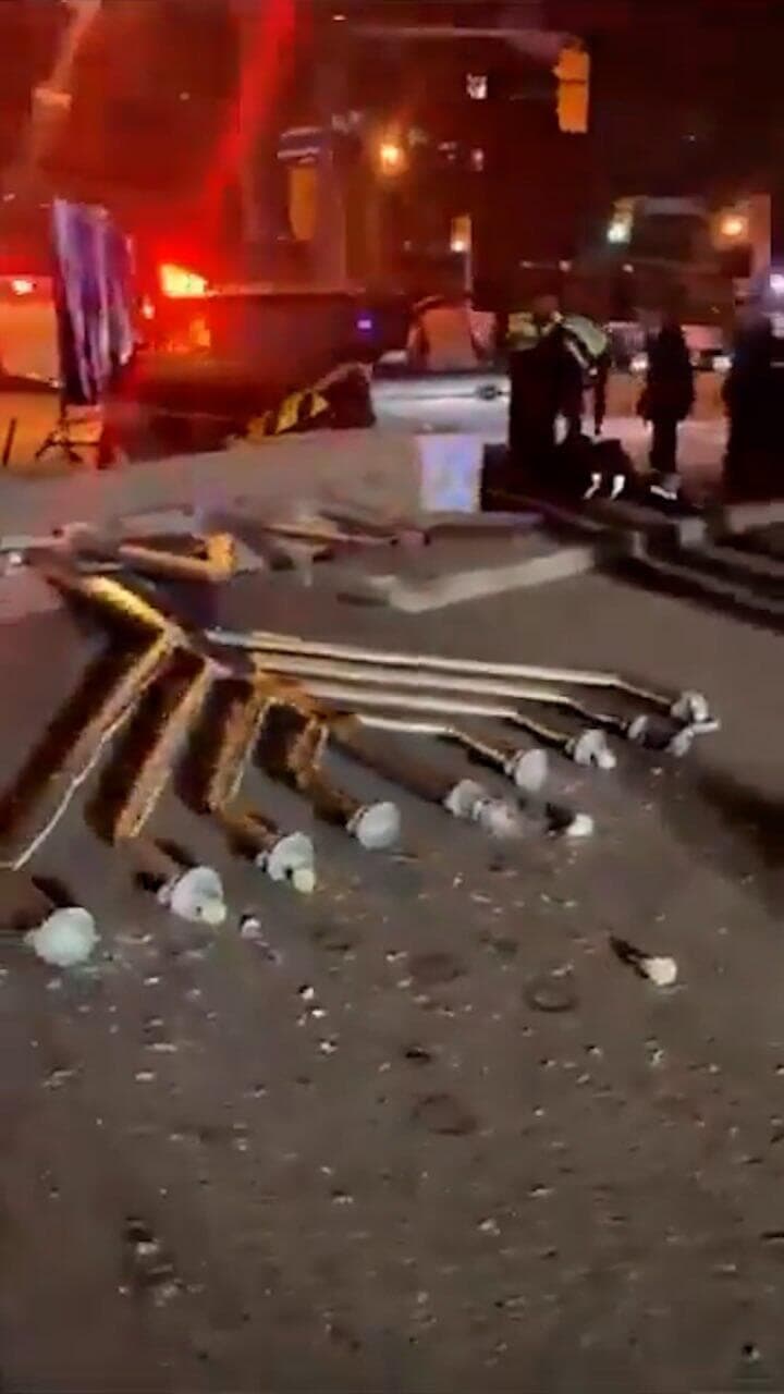 חנוכייה הושחתה בבית הכנסת קהילת שערי תורה בטורונטו