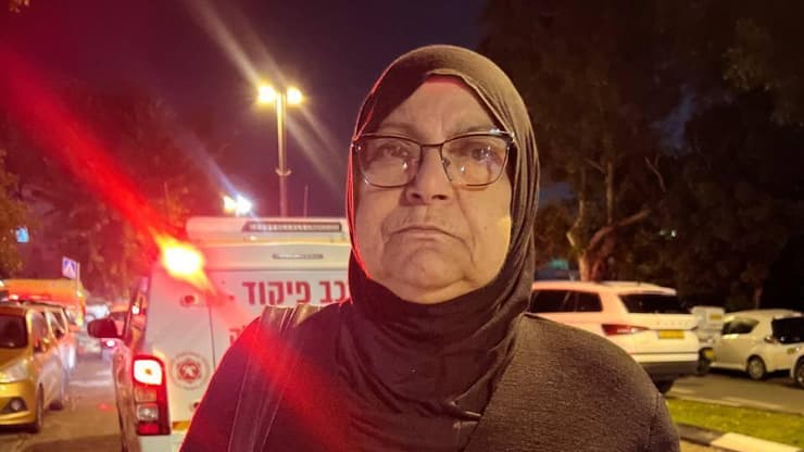 חדרא אבו חצירה, גרה בסמוך לאזור נפילת הטיל החות'י בתל אביב יפו 