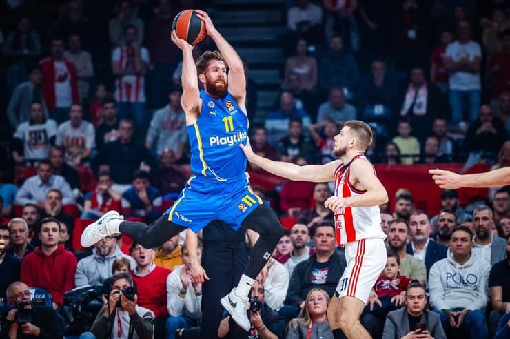 מביא אנרגיה ולחימה, שהפעם לא השפיעו על המשחק. ריימן (צילום: Djordje Kostic) הכוכב האדום בלגראד מכבי ת"א