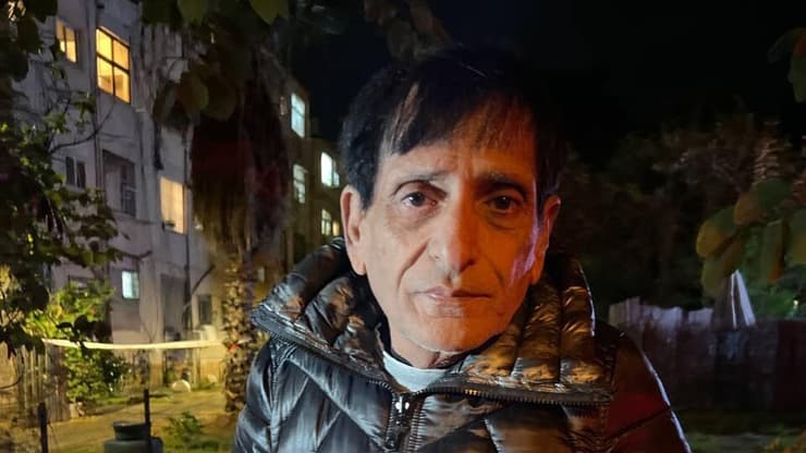מאיר אוחנה, גר בסמוך לאזור הנפילה ביפו תל אביב 