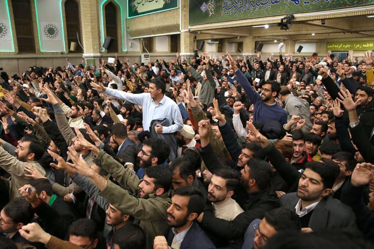 מנהיג איראן עלי חמינאי נאום טהרן