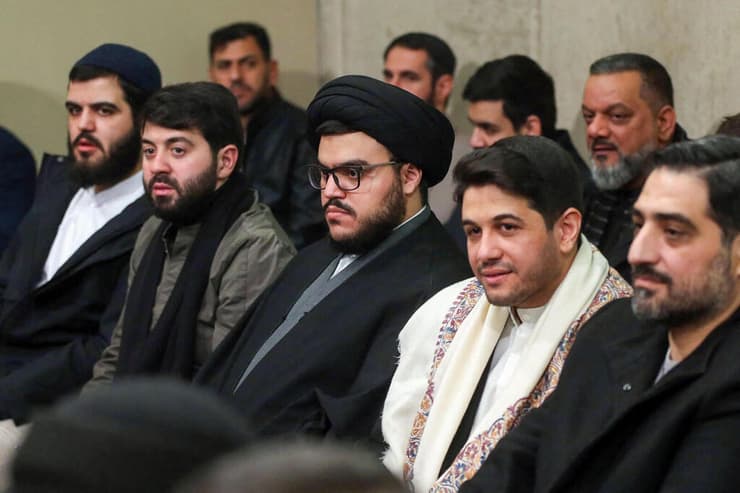 מנהיג איראן עלי חמינאי נאום טהרן במרכז מוחמד מהדי נסראללה בנו של חסן נסראללה