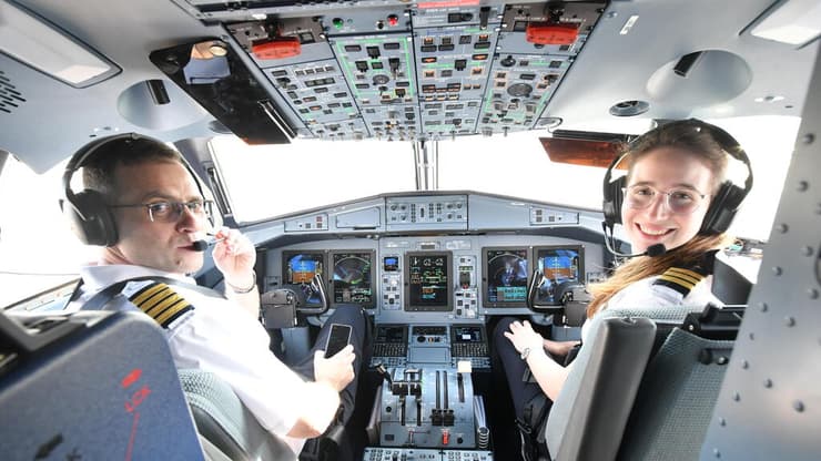 הטייסים רגע לפני ההמראה