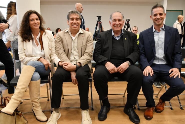 מיקי שטרסבורגר, יונה יהב, ניר והדס צוק (צילום: נחום סגל) מיקי שטרסבורגר, יונה יהב, ניר והדס צוק