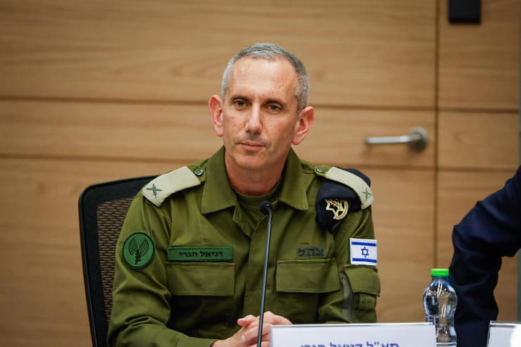 דובר צה"ל דניאל הגרי בוועדת חוץ וביטחון בכנסת