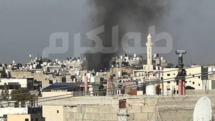 דיווח ראשוני על תקיפה אווירית בטולכרם