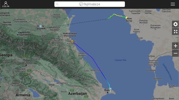 קזחסטן התרסקות מטוס אזרבייג'ן איירליינס בדרך ל צ'צ'ניה