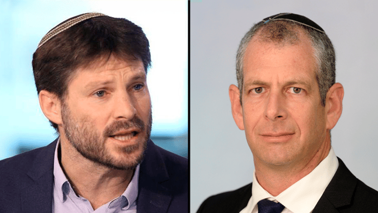 שלומי הייזלר ובצלאל סמוטריץ'