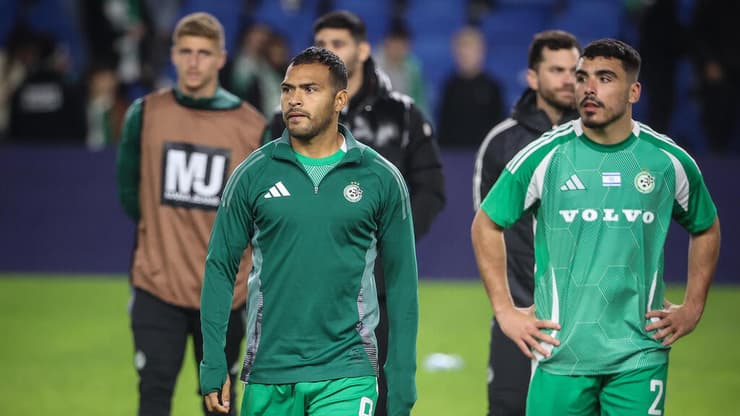 שחקני מכבי חיפה מתיאס נהואל איתן אזולאי מאוכזבים