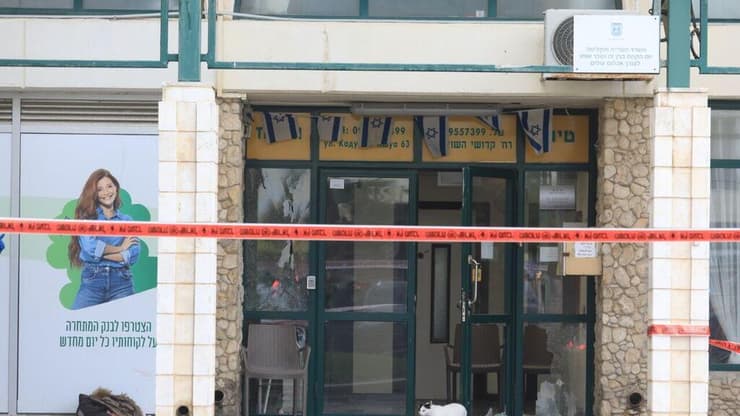 צילום: דנה קופל זירת הפיגוע בהרצליה