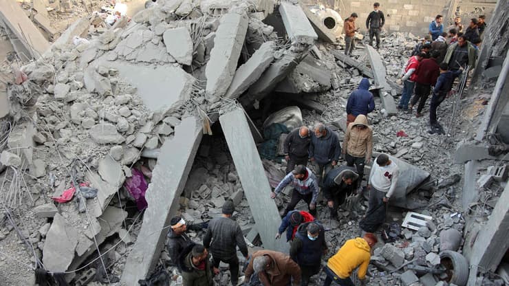 נזקי התקיפות בעזה