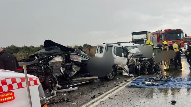 אדם נהרג בתאונת דרכים בכביש 805