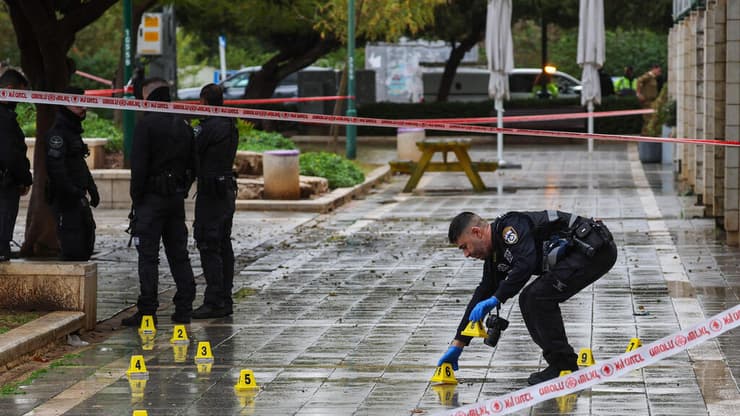 צילום: Jack GUEZ / AFP זירת הפיגוע