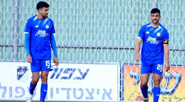 שחקני הפועל עפולה מאוכזבים (חג'אג' רחאל) שחקני הפועל עפולה מאוכזבים