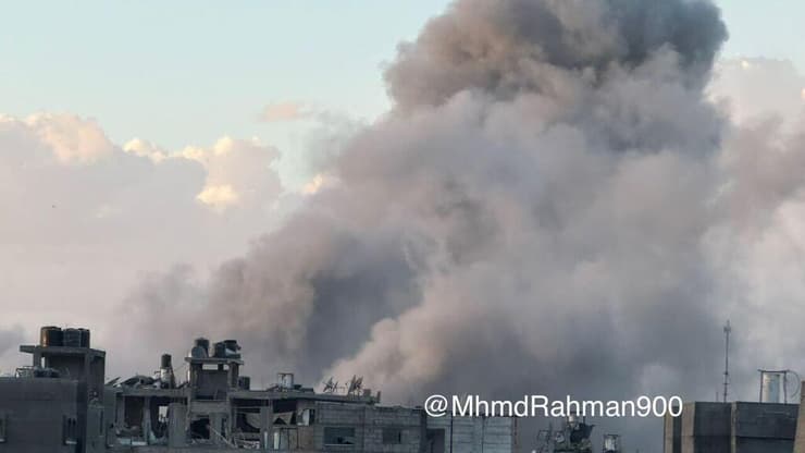 תקיפות צה"ל בבית לאהיה שבצפון רצועת עזה