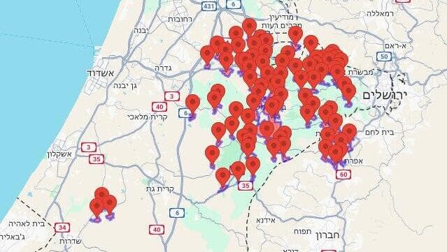 מפת צבע אדום