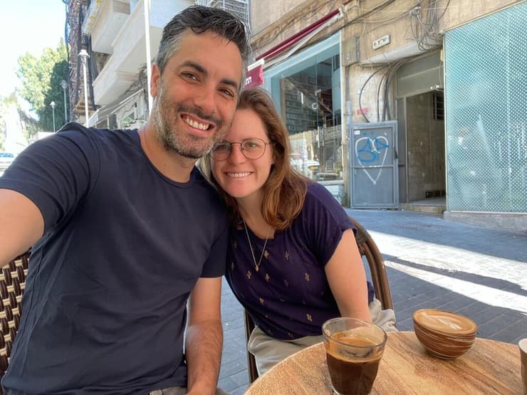 יניב רותם לצד אשתו שירלי