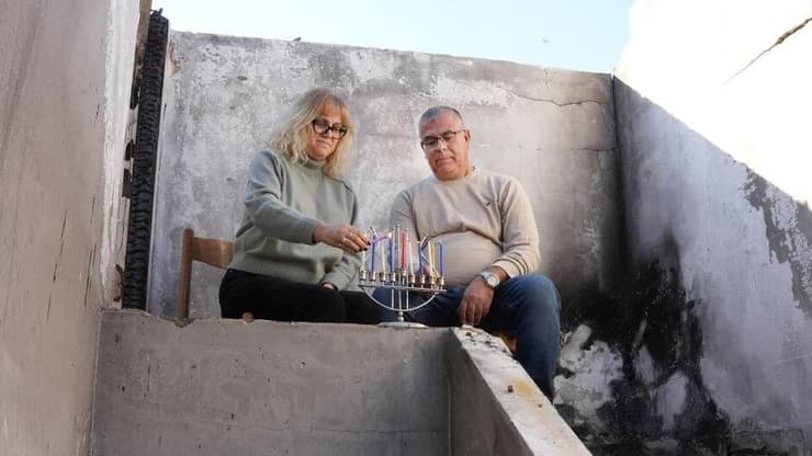 ההריסות בבית משפחת נדיבי במטולה