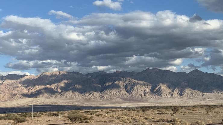 מזג האוויר הסוער ביציאה מאילת