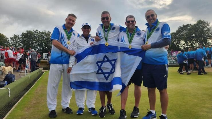 נבחרת ישראל בכדורת דשא (צילום: באדיבות התאחדות "אילת") כדורת