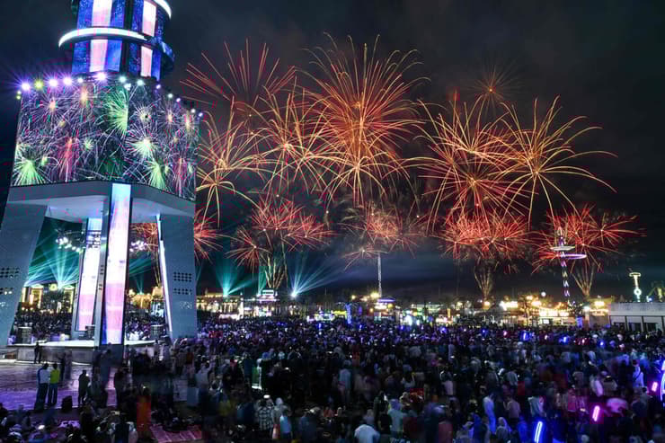 חגיגות שנה חדשה 2025 אבו דאבי איחוד האמירויות