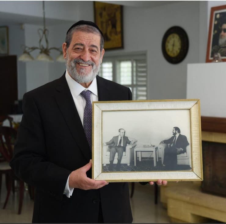 הרב אברהם חמרה ז"ל. נפגש עם חאפז אל-אסד ודיבר אל ליבו