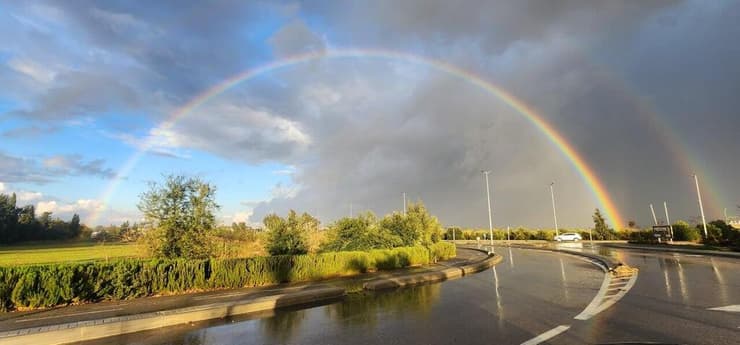 קשת באזור השפלה 