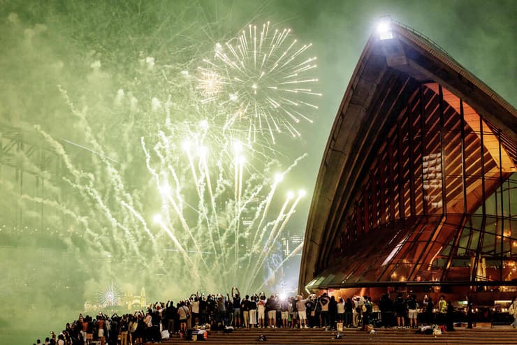 חגיגות השנה החדשה בסידני, אוסטרליה (צילום: Brook Mitchell/Getty Images) חגיגות השנה החדשה בסידני, אוסטרליה
