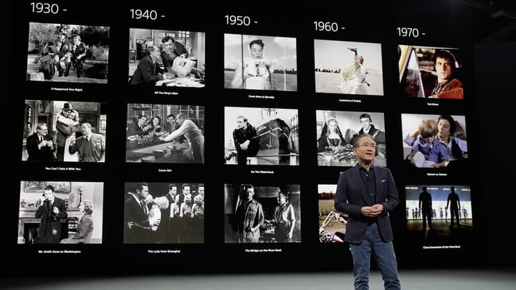 המנכ"ל קניצ'ירו יושידה. "סוני מאמצת את חזון הבידור היצירתי" (צילום: AP Photo/John Locher) מנכ"ל סוני קוניצ'ירו יושידה