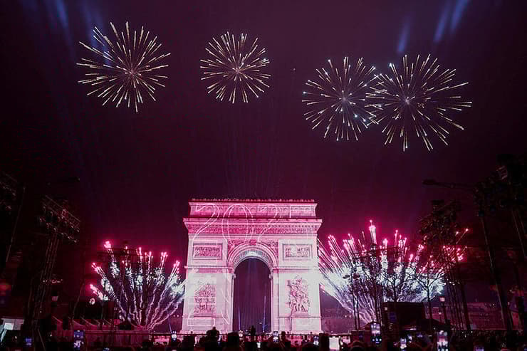 חגיגות השנה החדשה בפריז, צרפת