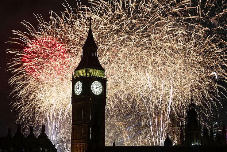 חגיגות השנה החדשה בלונדון, אנגליה