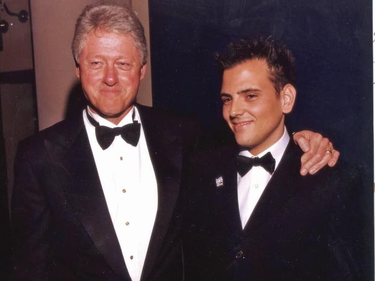 יוני דותן עם ביל קלינטון