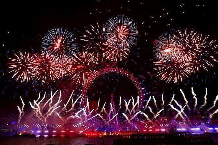 חגיגות השנה החדשה בלונדון, אנגליה